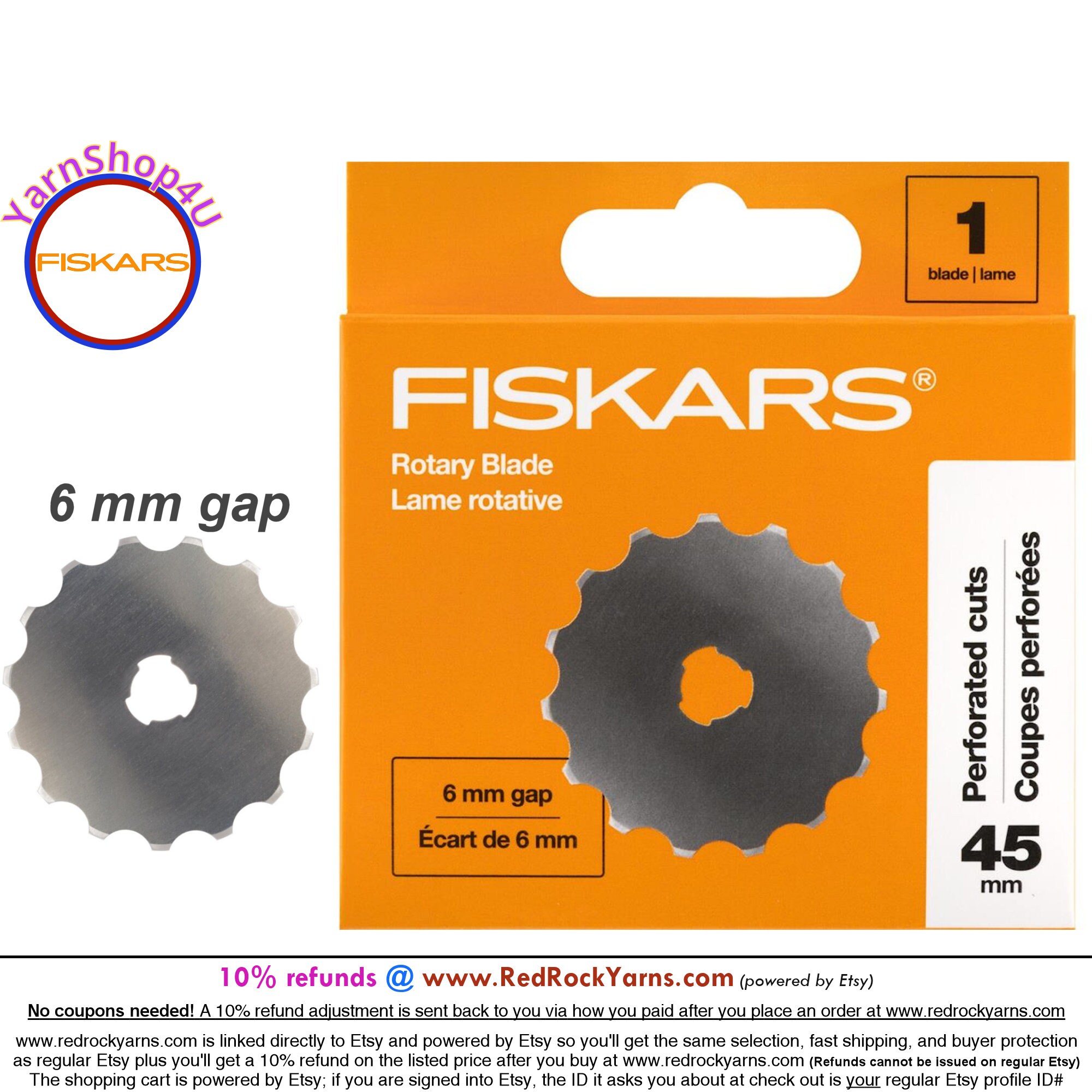 Fiskars® Circle Cutter Replacement Blades — Two Hands Paperie