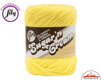 SUNSHINE - 2.5oz | 120yd The Original Lily Sugar N Cream 100% Cotton Yarn