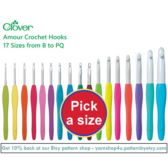 Clover Amour Crochet Hooks Pick One Size or Add a Bunch to Etsy