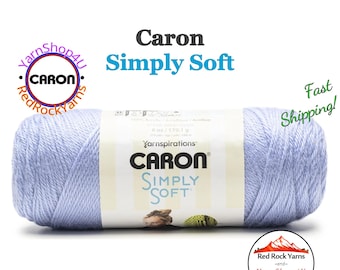 PERIWINKLE - Caron Simply Soft 6oz / 315yds (170g / 288m) 100% Acrylic yarn. Item H970039811