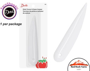 Point Turner & Seam Creaser. Removes basting stitches too! Dritz #636