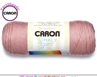 VICTORIAN ROSE - Caron Simply Soft 6oz / 315yds (170g / 288m) 100% Acrylic yarn. Item H970039721