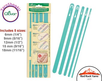 Clover Pressing Bars. 5 sizes to iron flat tubes, create 3D applique/Celtic designs and more! Item #4052