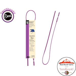 Dritz Drawstring Threader - Add or replace drawstrings in hoodies, lounge wear, bags, etc. Suitable for 1/4" opening. Dritz #235