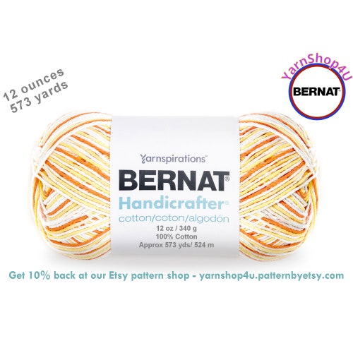 BLUE CAMO 12oz 573 Yard Bernat Handicrafter Big Ball 100 Etsy