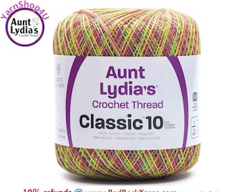 SHERBERT - Aunt Lydia's Classic 10 Crochet Thread. 300yds. Item #154-0882