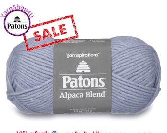 Clearance Sale! CELESTIAL - Patons Alpaca Blend bulky weight roving yarn. 3.5oz | 155yd. Item 24110101011 [Discontinued Color]