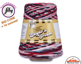 NAUTICAL OMBRE - 14oz | 674 yards Cone. Lily Sugar N Cream Cotton yarn. 100% cotton. Item# 10300202110