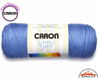 BERRY BLUE - Caron Simply Soft Brites 6oz / 315yds (170g / 288m) 100% Acrylic yarn. Item H970039609