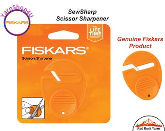 Fiskars Sew Sharp Sharpener - This compact Pocket size Sharpener Restores Scissors' cutting edge. SewSharp #198540