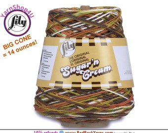 WOODLAND TRAIL - 14oz | 674 yards Cone. Lily Sugar N Cream Cotton yarn. 100% cotton. Item# 10300202714