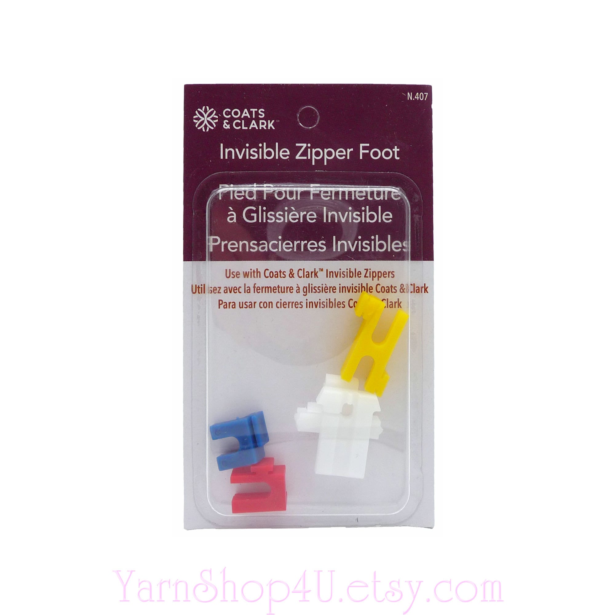 invisible zipper foot coats