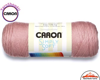 VICTORIAN ROSE - Caron Simply Soft 6oz / 315yds (170g / 288m) 100% Acrylic yarn. Item H970039721