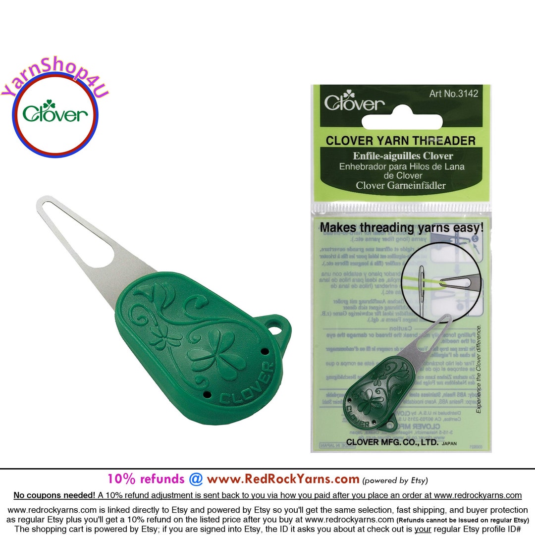 Enfile-aiguille Clover Pour Quilting - Or Antique