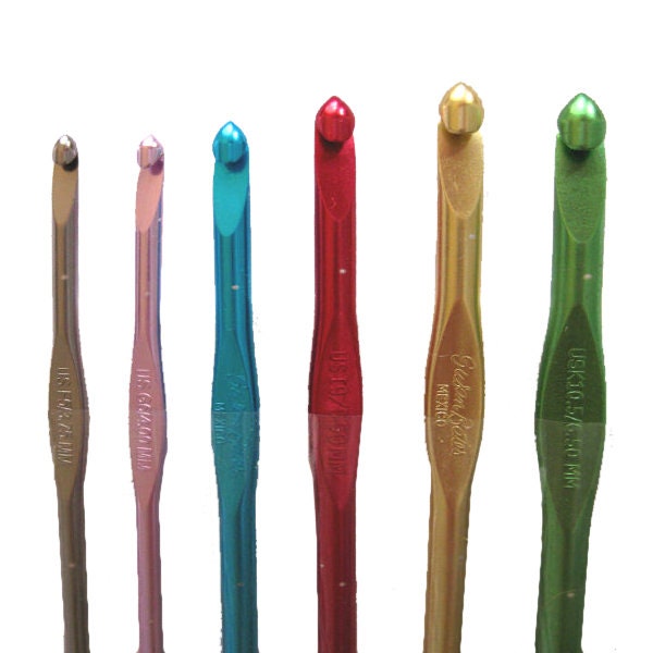 Boye Crochet Master, Steel Crochet Hooks, 8 Aluminum Crochet Hooks