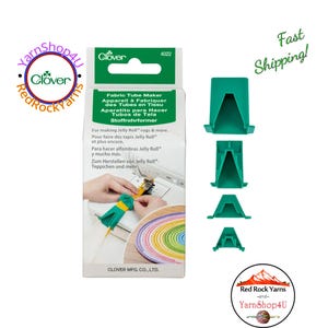 Clover Fabric Tube Maker is a tool for making Jelly Roll® tubes for quilting, rug making and more. Art No 4022
