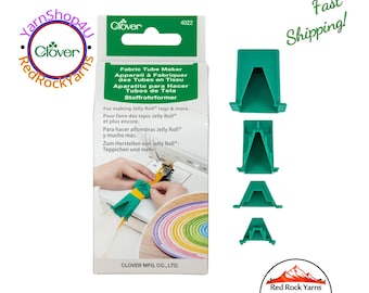 Clover Fabric Tube Maker is a tool for making Jelly Roll® tubes for quilting, rug making and more. Art No 4022