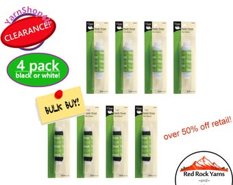 CLEARANCE SALE! 4 Packages of Dritz Elastic Sewing Thread in White or Black. #9345-W or #9345-B (50% off retail!)