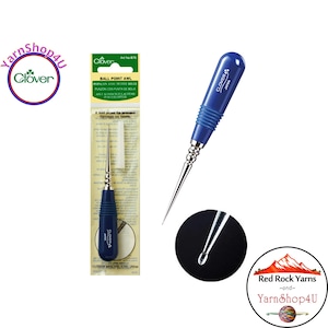 Ball Point Awl - used to make a small hole for stuffing, feeding material, shaping edges and more. Clover #876