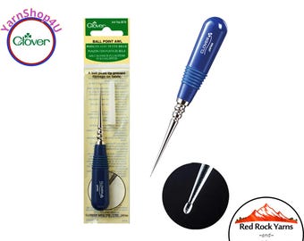 Ball Point Awl - used to make a small hole for stuffing, feeding material, shaping edges and more. Clover #876