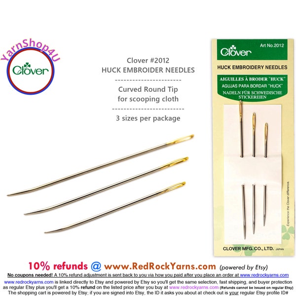 Curved Embroidery Needles Etsy