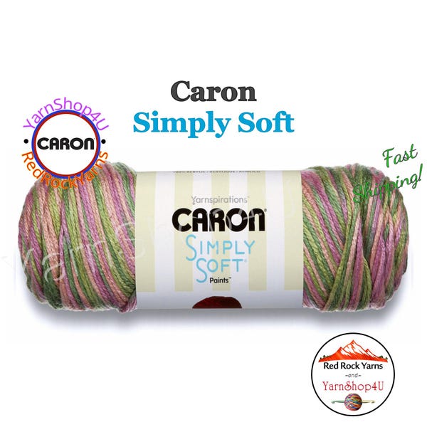 JARDÍN DE ROSAS - Pinturas Caron Simply Soft. Hilo 100 % acrílico de 141 g / 215 m (5 oz / 235 yd). Color n.° 21002