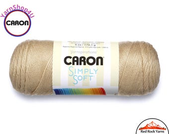 BONE - Caron Simply Soft 6oz / 315yds (170g / 288m) 100% Acrylic yarn. Item H970039703
