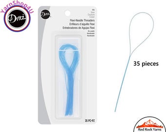 Dritz Flexi Needle Threaders. 35 Plastic 3.5" threaders in a top closing plastic storage case. #254