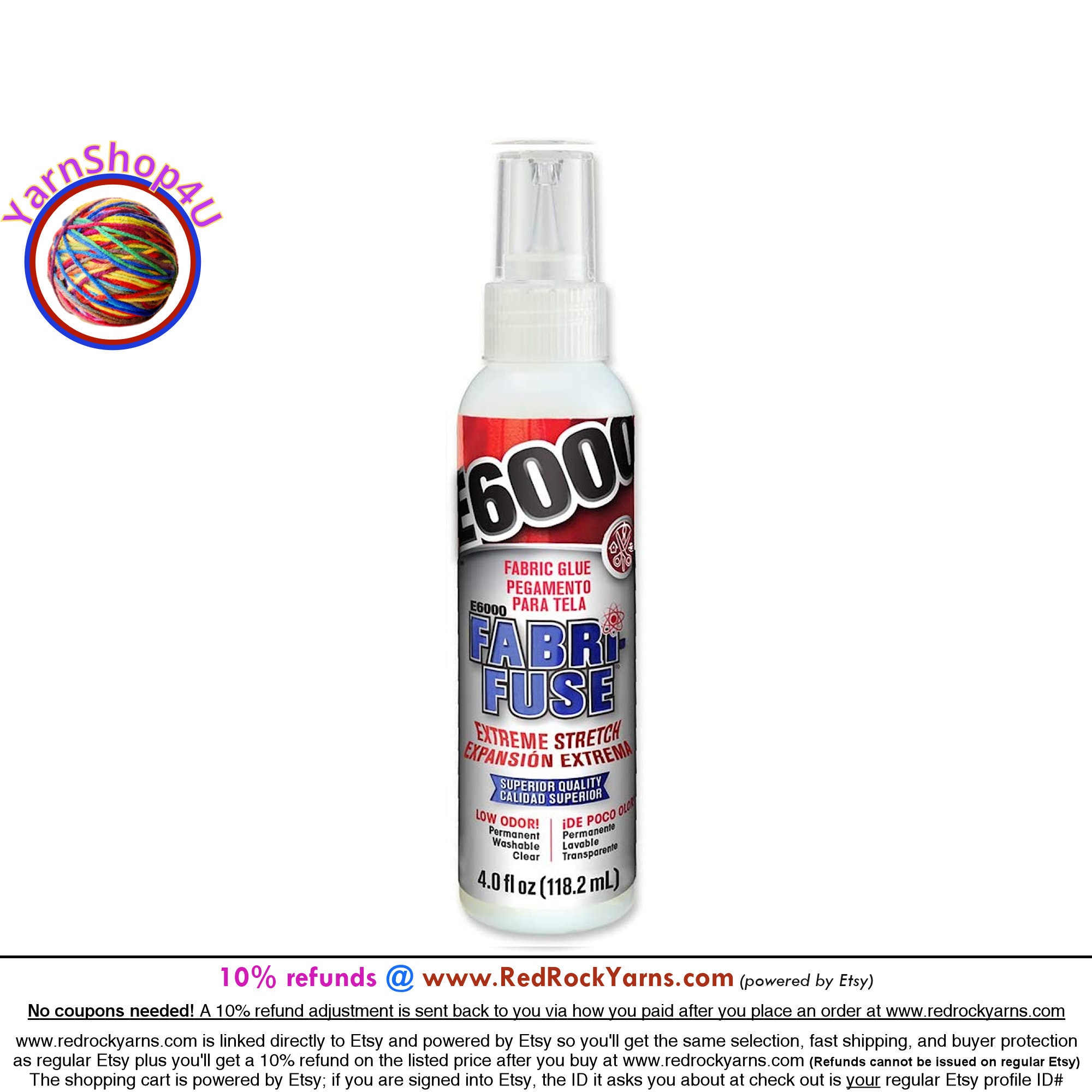 E6000 Clear Low Odor Spray Adhesive - 4 fl oz