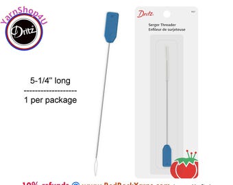 Dritz SERGER NEEDLE THREADER - Item 907. Extra long for hard to reach needles. Product #907