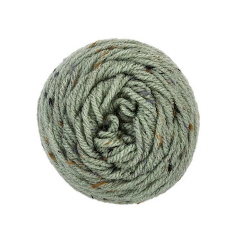 FROSTY GREEN FLECK Red Heart Super Saver. Like a Light Etsy