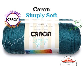 OCEAN - Caron Simply Soft 6oz / 315yds (170g / 288m) 100% Acrylic yarn. Item H970039759
