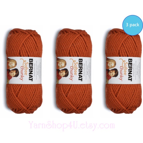 TEAL 3 Pack Bernat Softee Chunky Yarn Super Bulky Yarn. 3.5oz Etsy