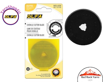 CHENILLE OLFA® Cutter Blade. High quality tungsten Steel. Genuine Olfa® Brand Chenille Rotary Blade. 1 Blade/pkg. #CHB-1