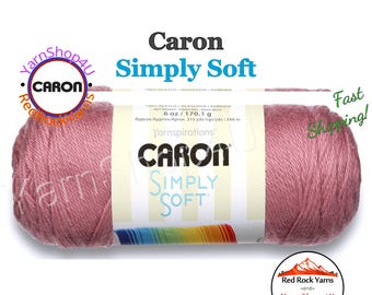 PLUM WINE - Caron Simply Soft 6oz / 315yds (170g / 288m) 100% Acrylic yarn. Item H970039722
