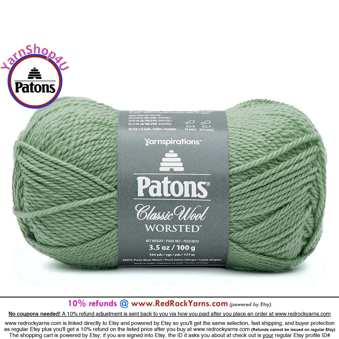100% Acrylic Yarn, Worsted, Holly Jolly - 4 Pack in 2023