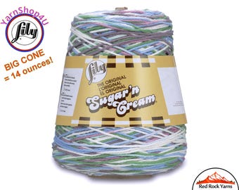 FRESHLY PRESSED OMBRE - 14oz | 674 yards Cone. Lily Sugar N Cream Cotton yarn. 100% cotton. Item# 10300202316