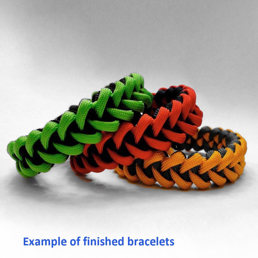 Pepperell Paracord Bracelet 550 ~ COLORS ~ Large - FAST US SHIPPER!