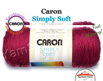 FUCHSIA - Caron Simply Soft 6oz / 315yds (170g / 288m) 100% Acrylic yarn. Item H970039764