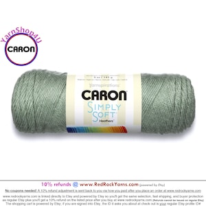 Save W/combined Shipping Caron Simply Soft Yarn 6oz/315 Yd 