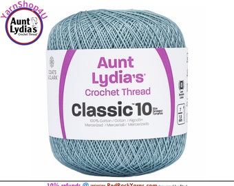 DELFT - Aunt Lydia's Classic 10 Crochet Thread. 350yds. Item #154-0480