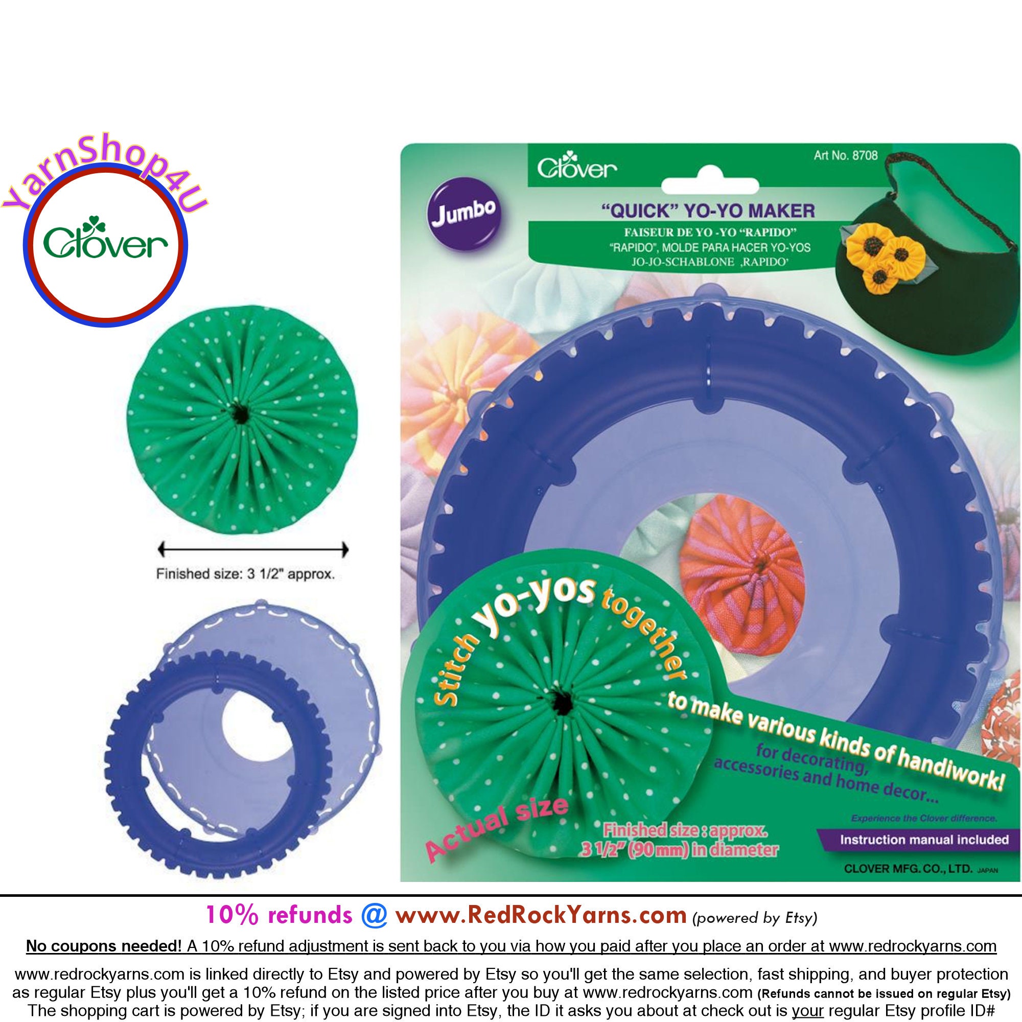 Clover Yo-Yo Maker Jumbo Clover Yo-Yo Maker Jumbo
