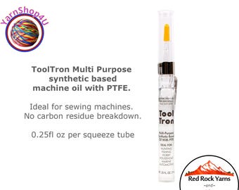 ToolTron Synthetic Sewing Machine Oil. Multi Purpose in a convenient easy to use size. .25 Fluid Ounces #349