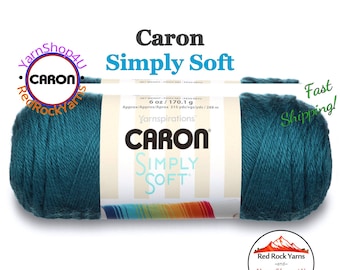 OCEAN - Caron Simply Soft 6oz / 315yds (170g / 288m) 100% Acrylic yarn. Item H970039759