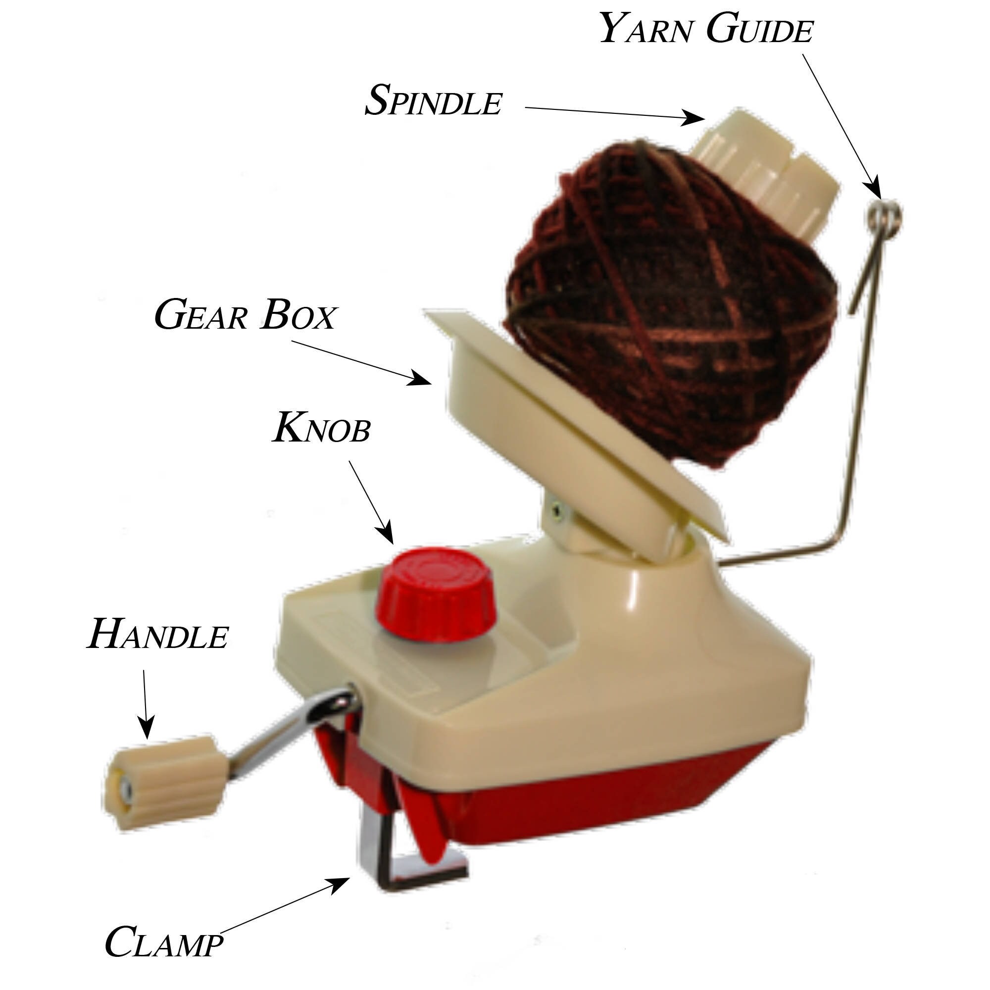 Stanwood Needlecraft - Large Metal Yarn Ball Winder 10 oz - Heavy Duty -  Stanwood Imports