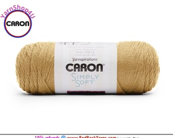 AUTUMN MAIZE - Caron Simply Soft Collection 6oz / 315yds (170g / 288m) 100% Acrylic yarn. Item H97COL0008