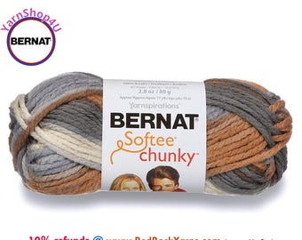 STILLNESS Bernat Softee Chunky Super Bulky Yarn. 2.8oz | 74yds | 100% Acrylic Yarn. Item 16112929117