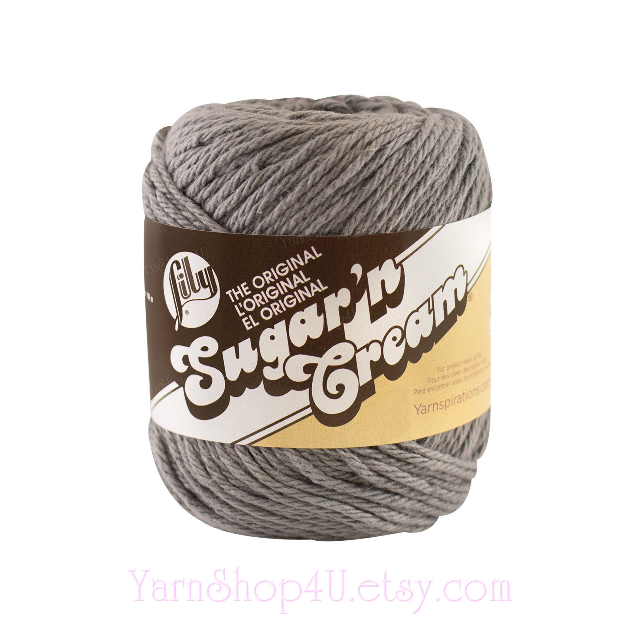 OVERCAST 2.5oz 120yd The Original Lily Sugar N Cream 100 Cotton