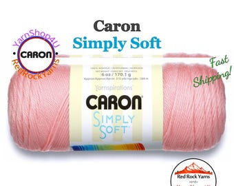 SOFT PINK - Caron Simply Soft 6oz / 315yds (170g / 288m) 100% Acrylic yarn. Item H970039719