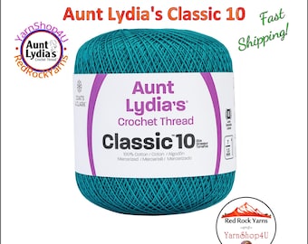PEACOCK - Aunt Lydia's Classic 10 Crochet Thread. Item# 154-0856
